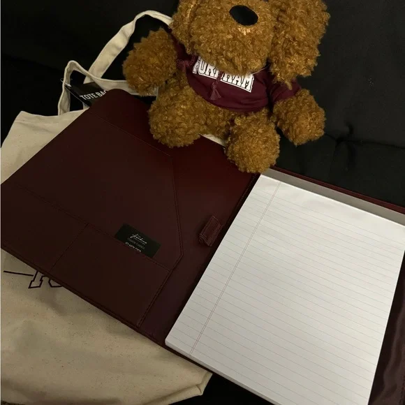 Fordham University Gift Set with Tote, Notebook, and Plush Dog NWT - Picture 5 of 7